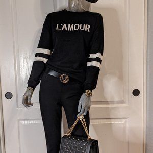 Workshop Republic  L'amour/Love  Sweater/Pullover Sizes Med & L